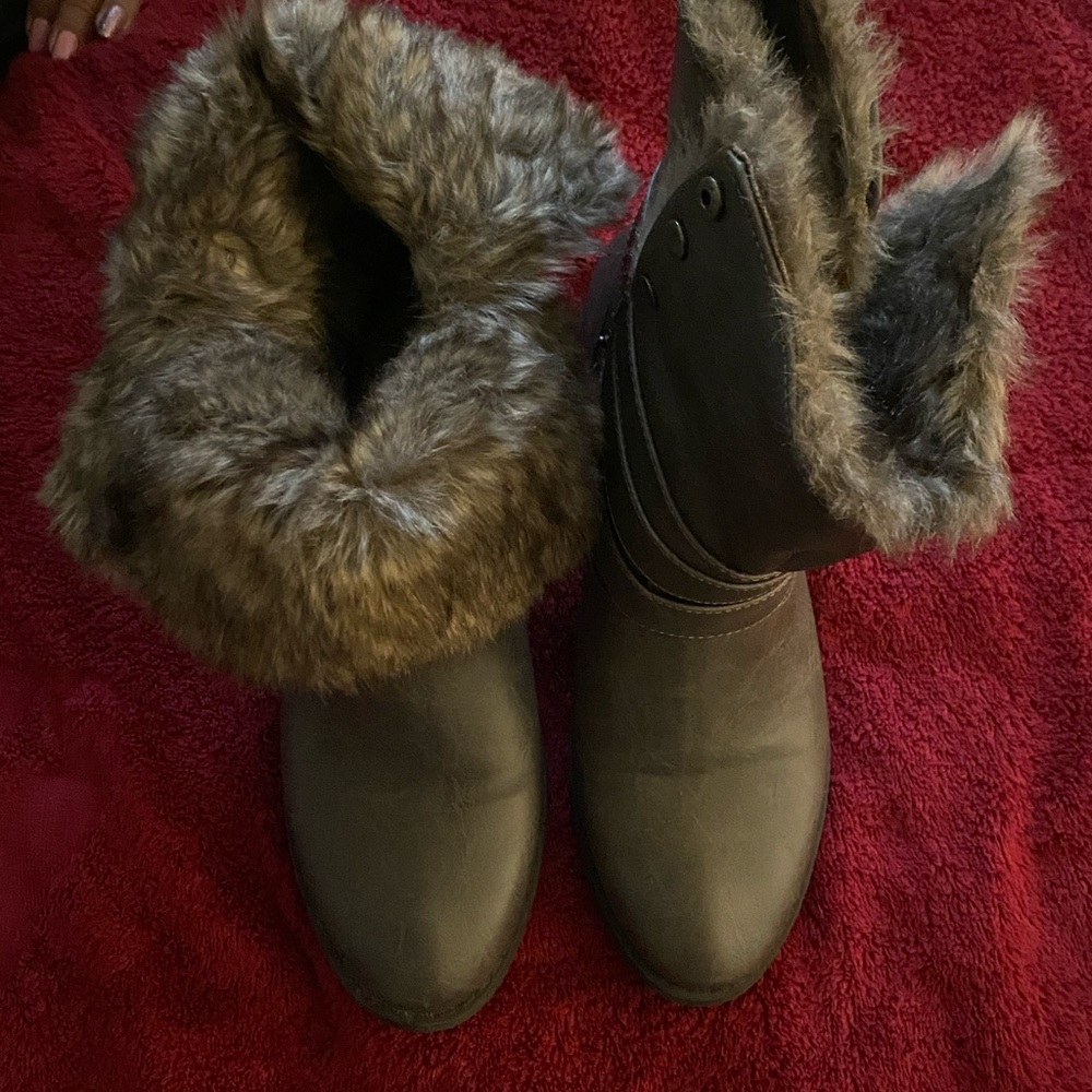 Grey Boots